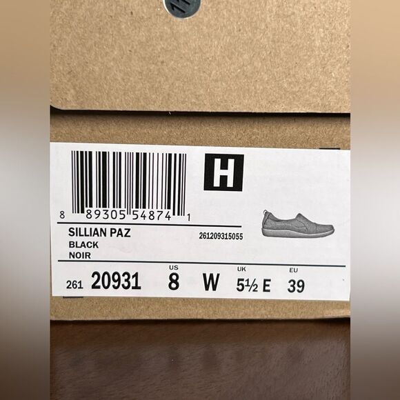 Clarks Cloudsteppers Sillian Paz Slide On 🔥 NEW 🔥 WIDE WIDTH 🔥 size 8W - Picture 5 of 6